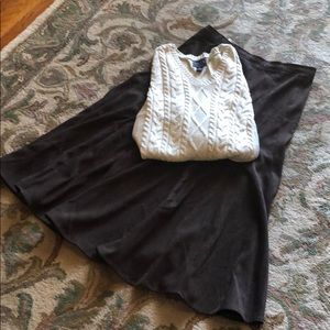 Chocolate Brown Size 8 Tribal Studio Skirt